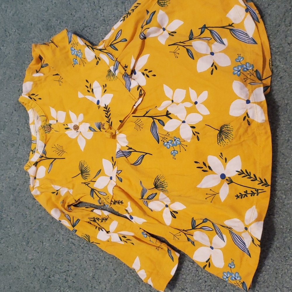 Baby girls fall floral dress